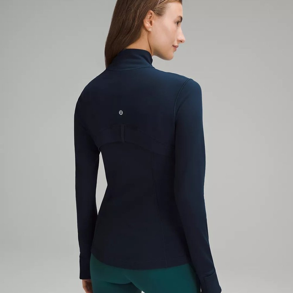 Lululemon Define Full Zip Mock Neck Long Sleeve Jacket Navy Women's 12 - Picture 16 of 16
